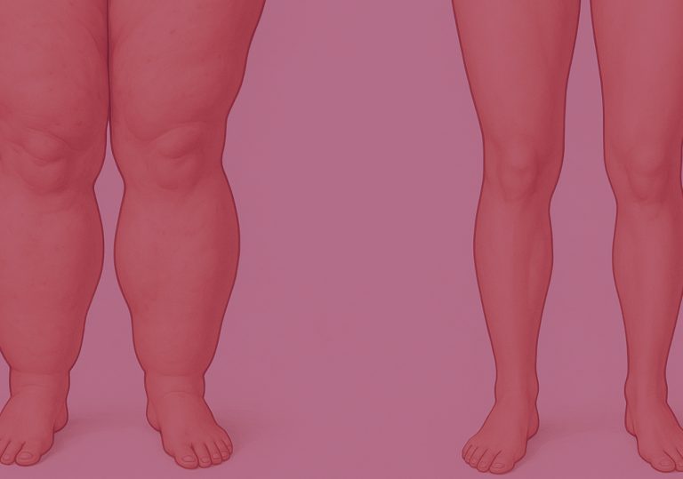 تحويل الحركة – شفط الدهون لعلاج الوذمة الدهنية من الدرجة الثالثة